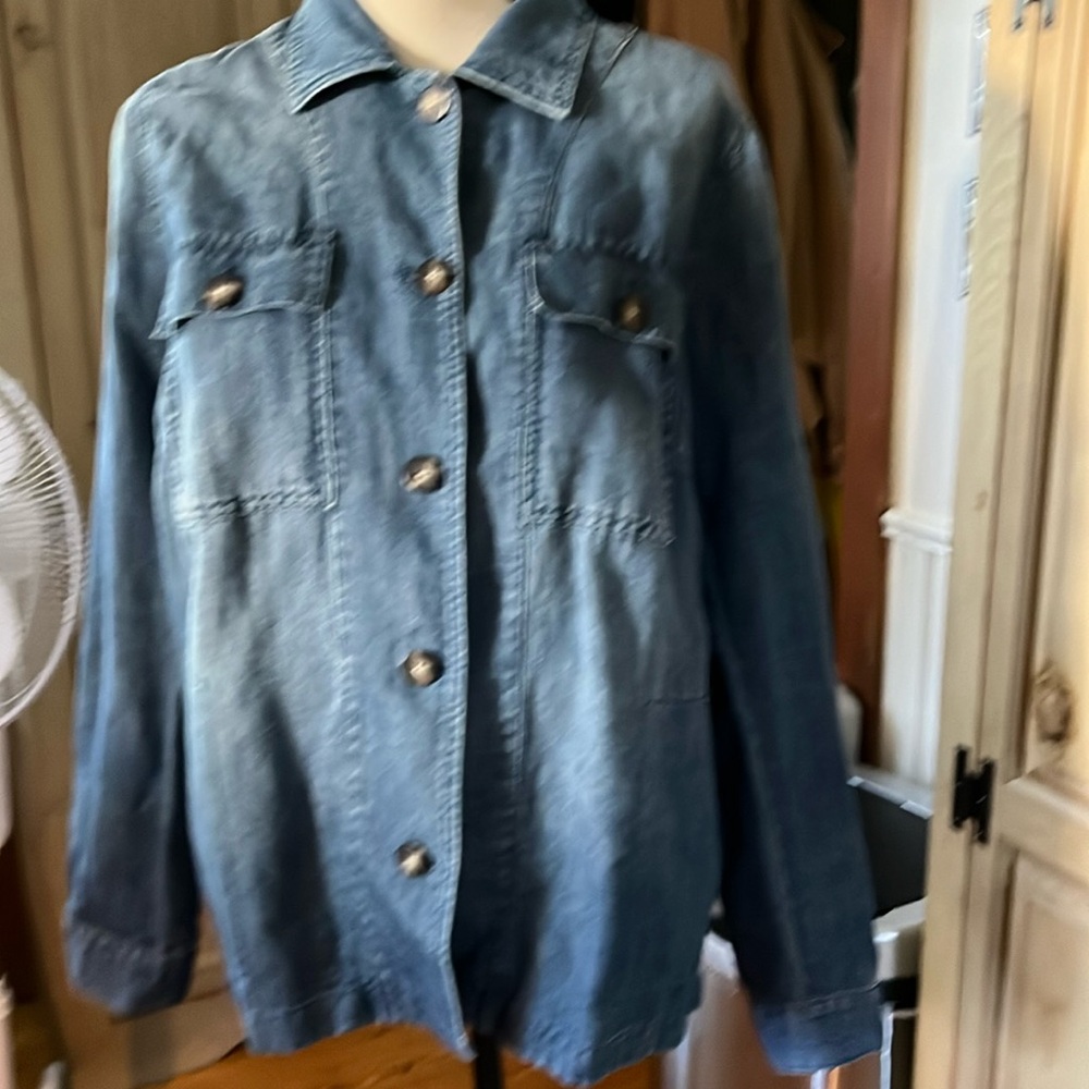 JJill lightweight denim jacket, size medium